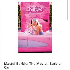 Barbie White and Blue Poster Roll